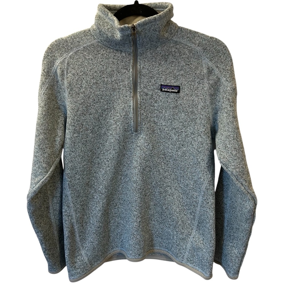 PATAGONIA WOMEN'S GRAY 1/4 ZIP BETTER SWEATER!